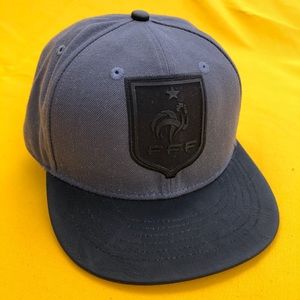Authentic Team France Football Snapback Black